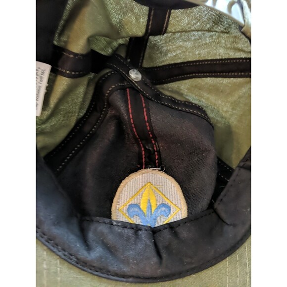 Webelos Cub Scout Hat/Cap M/L Boy Scouts of America BSA Green/Red Plaid - Picture 9 of 10